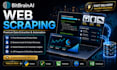 do python data scraping, web automation and API integration