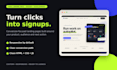 design and develop a high converting saas landing page