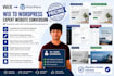 redesign and migrate wix website to wordpress