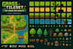 pixel tileset 2d sprite sheet top down tile rpg map tile map enivironment asset
