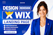 redesign wix website, wix website redesign, wix website design, wix online store