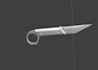 do custom knife design, kitchens knife and knife scale design in 3d cad modeling