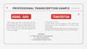 do fast and accurate audio transcription
