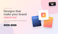 design modern logo and social media posts for small business