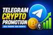 crypto telegram promotion, telegram ads