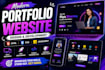 build a modern personal portfolio website