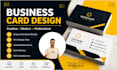 design a premium and professional double sided business card