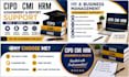 edit and write cipd, cmi, HR assignments and reports professionally