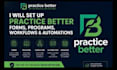 fully set up practice better form, gohighlevel programs and automation