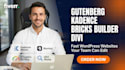 create gutenberg, kadence, blocksy, bricks builder, divi wordpress website