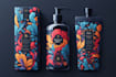create a professional product packaging art