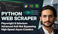build python web scraper playwright automation data extraction