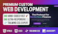 design and code a responsive website using tailwind css