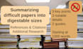 summarize papers to your best understanding