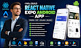 build react native expo android app