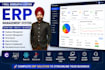 a custom erp management system using asp net core and react