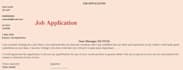 professional job application letter writing service