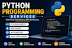 do python programming tasks, scripts, and bug fixing