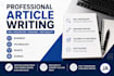 write professional dutch and english content