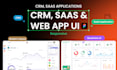 design saas UI UX dashboard for your web app or CRM