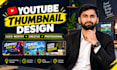 design a high CTR youtube thumbnail