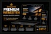 create a premium modern business website