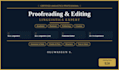 proofread and copy edit your document to a professionally