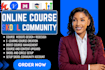 setup skool online community, skool course creation, skool community manage
