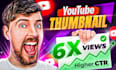 design eye catching youtube thumbnails that boost CTR