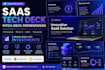 design a saas pitch deck and tech presentation