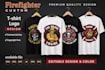 do  custom firefighter t shirt design