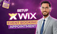 set up wix booking and wix appointment scheduling system
