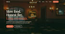 create a professional restaurant website