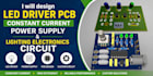 design led driver pcb constant current power supply lighting electronics circuit