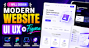 design modern website UI UX in figma
