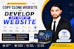 copy clone website and develop any kind of website