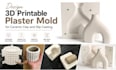 design 3d printable plaster mold and ceramic slip casting