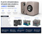 design plastic speaker molds, speaker enclosures, jambox housing in fusion 360