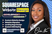 squarespace website design and redesign square online squarespace website design