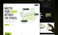 design a modern landing page in figma for web and mobile