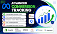 setup conversion API, meta pixel, ga4, and ecommerce tracking