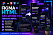 convert figma to pixel perfect responsive HTML tailwind website