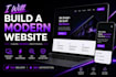 build a modern responsive website