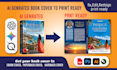 convert ai generated book cover into editable KDP print ready file