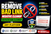 remove bad link negative cleanup reputation cleanup on