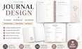 do a custom journal design, digital planner, workbook and notebook