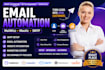 setup mailwizz mautic smtp server email automation workflow, website integration