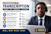 do accurate english podcast transcription manually