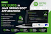 fix bugs in java spring boot applications
