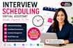 manage interview scheduling and calendar coordination